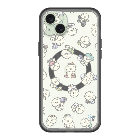 Slim Protection Premium Case with MagSafe［ Mossari Mosao - Lots of Mosao - Clear ］