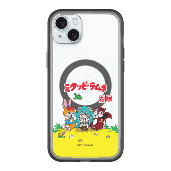 Slim Protection Premium Case with MagSafe［ Hatsune Miku × Kuppy Ramune – Package – Clear ］
