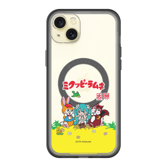 Slim Protection Premium Case with MagSafe［ Hatsune Miku × Kuppy Ramune – Package – Clear ］