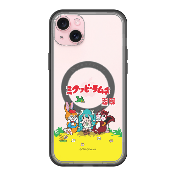 Slim Protection Premium Case with MagSafe［ Hatsune Miku × Kuppy Ramune – Package – Clear ］