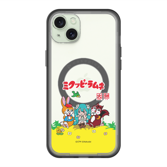 Slim Protection Premium Case with MagSafe［ Hatsune Miku × Kuppy Ramune – Package – Clear ］