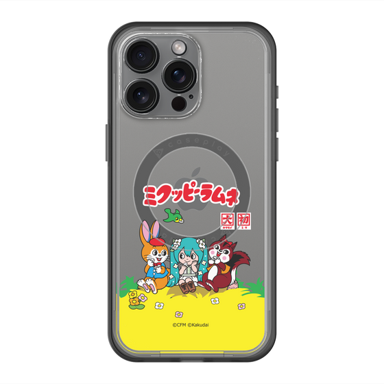 Slim Protection Premium Case with MagSafe［ Hatsune Miku × Kuppy Ramune – Package – Clear ］
