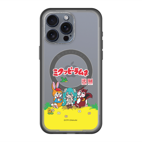 Slim Protection Premium Case with MagSafe［ Hatsune Miku × Kuppy Ramune – Package – Clear ］