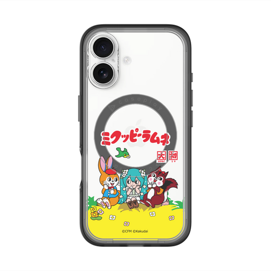 Slim Protection Premium Case with MagSafe［ Hatsune Miku × Kuppy Ramune – Package – Clear ］