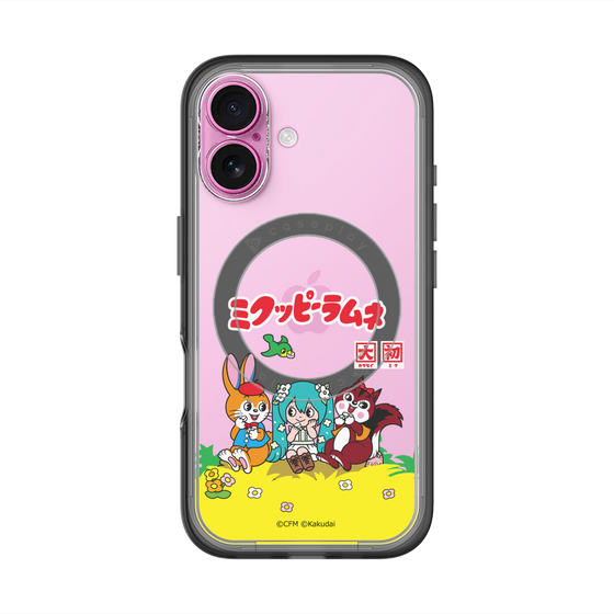 Slim Protection Premium Case with MagSafe［ Hatsune Miku × Kuppy Ramune – Package – Clear ］