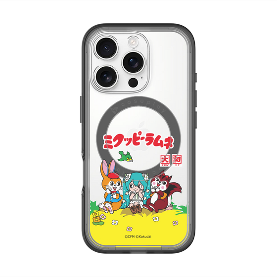 Slim Protection Premium Case with MagSafe［ Hatsune Miku × Kuppy Ramune – Package – Clear ］