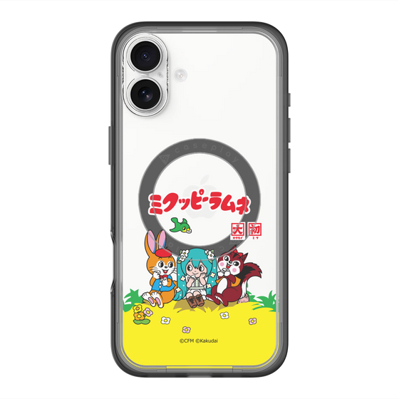 Slim Protection Premium Case with MagSafe［ Hatsune Miku × Kuppy Ramune – Package – Clear ］
