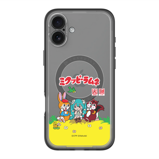 Slim Protection Premium Case with MagSafe［ Hatsune Miku × Kuppy Ramune – Package – Clear ］