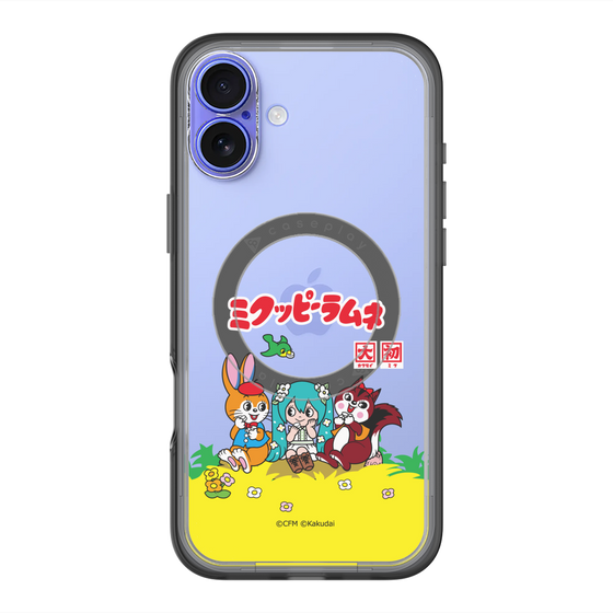 Slim Protection Premium Case with MagSafe［ Hatsune Miku × Kuppy Ramune – Package – Clear ］