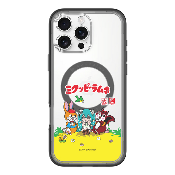 Slim Protection Premium Case with MagSafe［ Hatsune Miku × Kuppy Ramune – Package – Clear ］