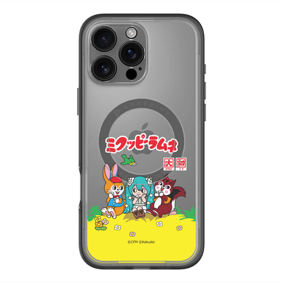 Slim Protection Premium Case with MagSafe［ Hatsune Miku × Kuppy Ramune – Package – Clear ］