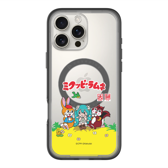 Slim Protection Premium Case with MagSafe［ Hatsune Miku × Kuppy Ramune – Package – Clear ］