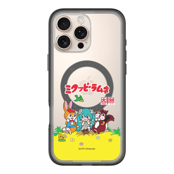 Slim Protection Premium Case with MagSafe［ Hatsune Miku × Kuppy Ramune – Package – Clear ］