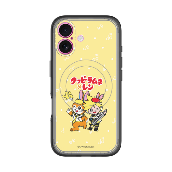 Slim Protection Premium Case with MagSafe［ Hatsune Miku × Kuppy Ramune – Kagamine Len × Kuppy – Chibi Illustration ］