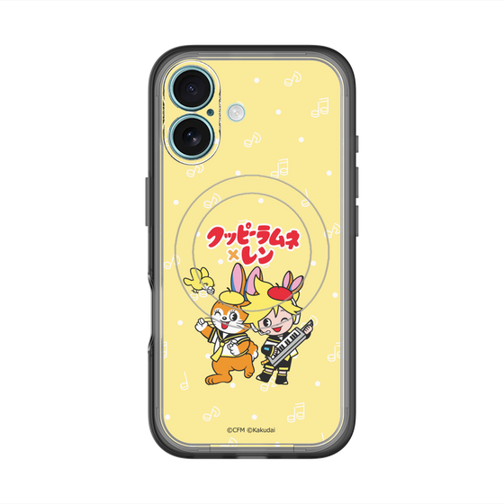 Slim Protection Premium Case with MagSafe［ Hatsune Miku × Kuppy Ramune – Kagamine Len × Kuppy – Chibi Illustration ］