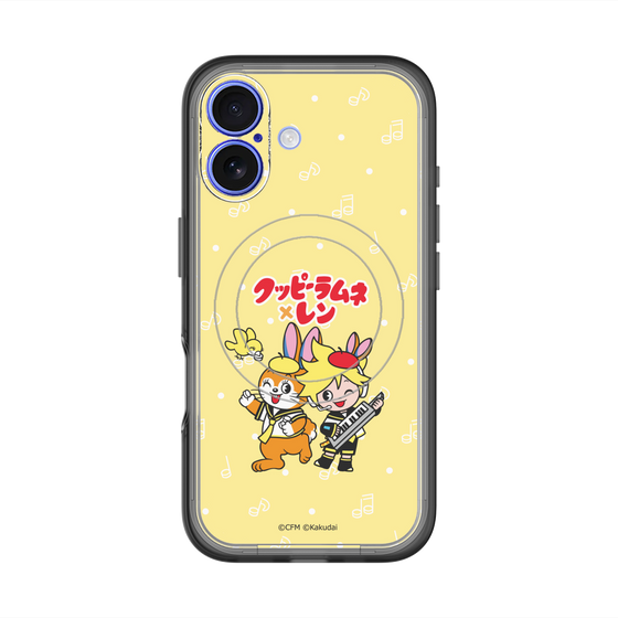 Slim Protection Premium Case with MagSafe［ Hatsune Miku × Kuppy Ramune – Kagamine Len × Kuppy – Chibi Illustration ］