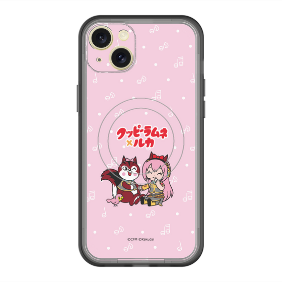 Slim Protection Premium Case with MagSafe［ Hatsune Miku × Kuppy Ramune – Megurine Luka × Ram – Chibi Illustration ］