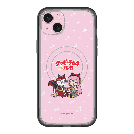Slim Protection Premium Case with MagSafe［ Hatsune Miku × Kuppy Ramune – Megurine Luka × Ram – Chibi Illustration ］