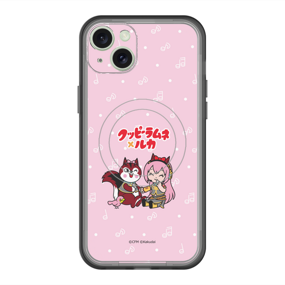 Slim Protection Premium Case with MagSafe［ Hatsune Miku × Kuppy Ramune – Megurine Luka × Ram – Chibi Illustration ］