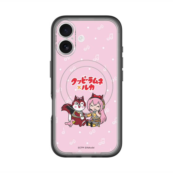 Slim Protection Premium Case with MagSafe［ Hatsune Miku × Kuppy Ramune – Megurine Luka × Ram – Chibi Illustration ］