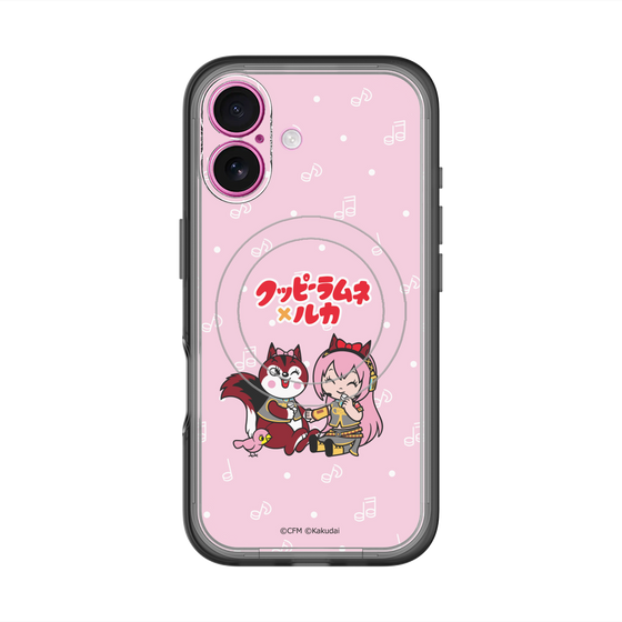 Slim Protection Premium Case with MagSafe［ Hatsune Miku × Kuppy Ramune – Megurine Luka × Ram – Chibi Illustration ］