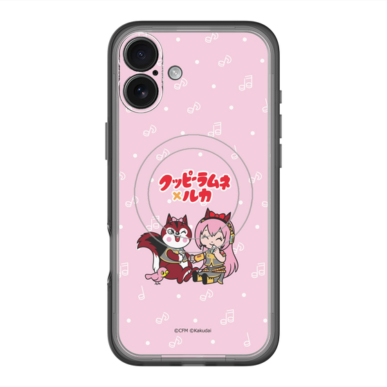 Slim Protection Premium Case with MagSafe［ Hatsune Miku × Kuppy Ramune – Megurine Luka × Ram – Chibi Illustration ］
