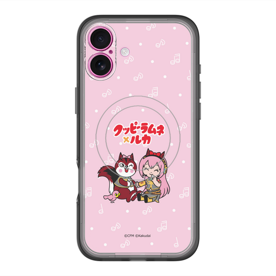 Slim Protection Premium Case with MagSafe［ Hatsune Miku × Kuppy Ramune – Megurine Luka × Ram – Chibi Illustration ］