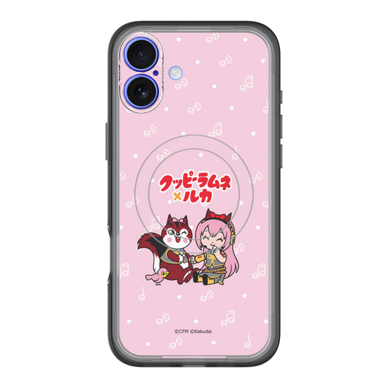 Slim Protection Premium Case with MagSafe［ Hatsune Miku × Kuppy Ramune – Megurine Luka × Ram – Chibi Illustration ］