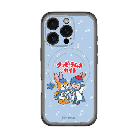 Slim Protection Premium Case with MagSafe［ Hatsune Miku × Kuppy Ramune – KAITO × Kuppy – Chibi Illustration ］