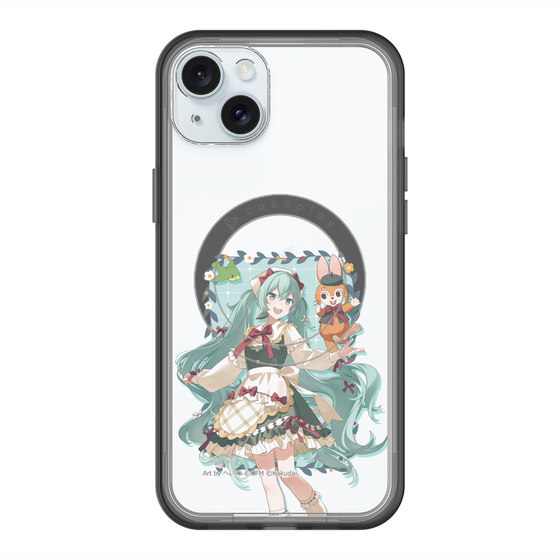 Slim Protection Premium Case with MagSafe［ Hatsune Miku × Kuppy Ramune – Hatsune Miku × Kuppy – Full-body Illustration 1 ］