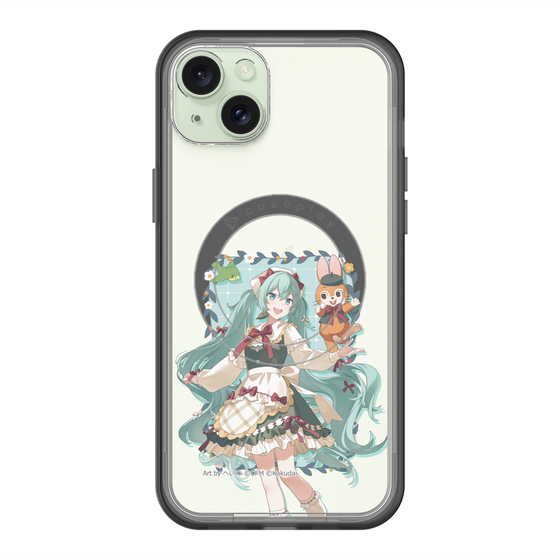 Slim Protection Premium Case with MagSafe［ Hatsune Miku × Kuppy Ramune – Hatsune Miku × Kuppy – Full-body Illustration 1 ］