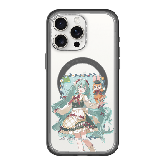 Slim Protection Premium Case with MagSafe［ Hatsune Miku × Kuppy Ramune – Hatsune Miku × Kuppy – Full-body Illustration 1 ］