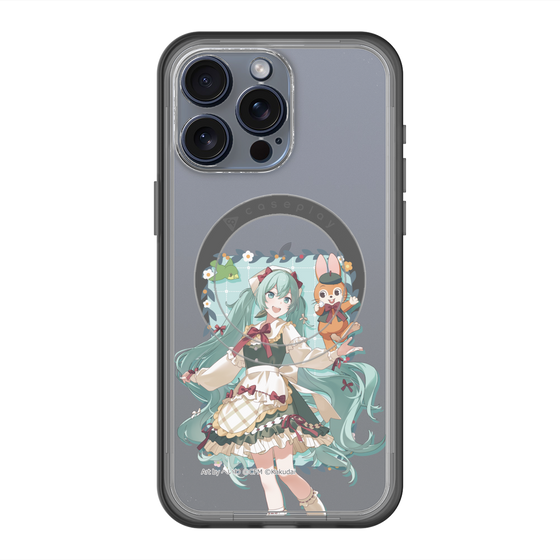 Slim Protection Premium Case with MagSafe［ Hatsune Miku × Kuppy Ramune – Hatsune Miku × Kuppy – Full-body Illustration 1 ］