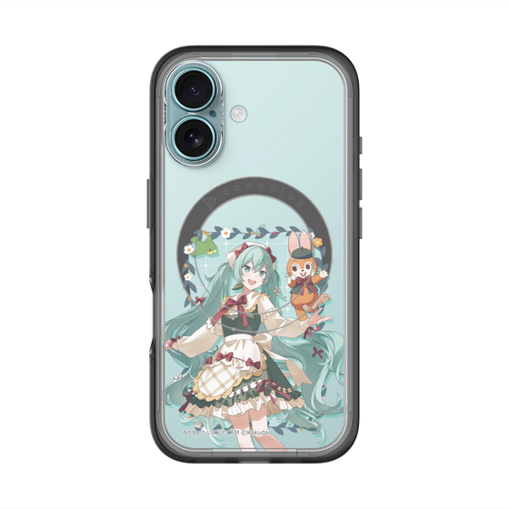 Slim Protection Premium Case with MagSafe［ Hatsune Miku × Kuppy Ramune – Hatsune Miku × Kuppy – Full-body Illustration 1 ］