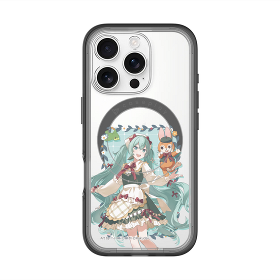 Slim Protection Premium Case with MagSafe［ Hatsune Miku × Kuppy Ramune – Hatsune Miku × Kuppy – Full-body Illustration 1 ］