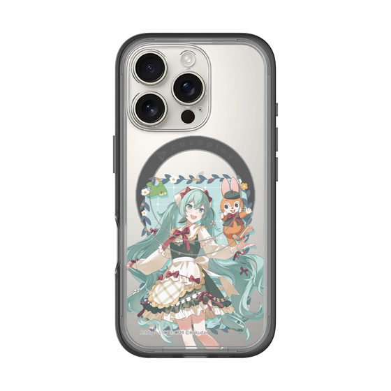 Slim Protection Premium Case with MagSafe［ Hatsune Miku × Kuppy Ramune – Hatsune Miku × Kuppy – Full-body Illustration 1 ］