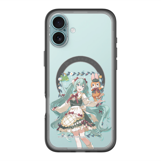 Slim Protection Premium Case with MagSafe［ Hatsune Miku × Kuppy Ramune – Hatsune Miku × Kuppy – Full-body Illustration 1 ］