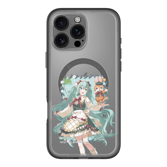 Slim Protection Premium Case with MagSafe［ Hatsune Miku × Kuppy Ramune – Hatsune Miku × Kuppy – Full-body Illustration 1 ］