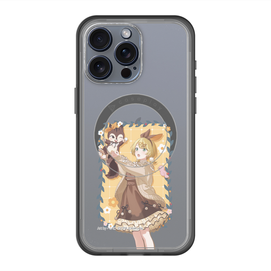 Slim Protection Premium Case with MagSafe［ Hatsune Miku × Kuppy Ramune – Kagamine Rin × Ram – Full-body Illustration 1 ］