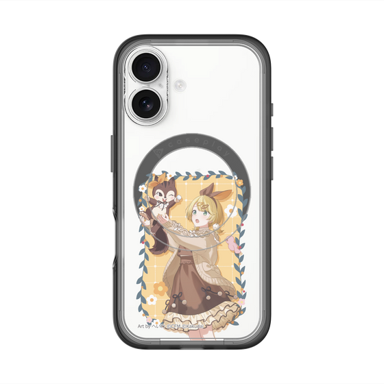 Slim Protection Premium Case with MagSafe［ Hatsune Miku × Kuppy Ramune – Kagamine Rin × Ram – Full-body Illustration 1 ］