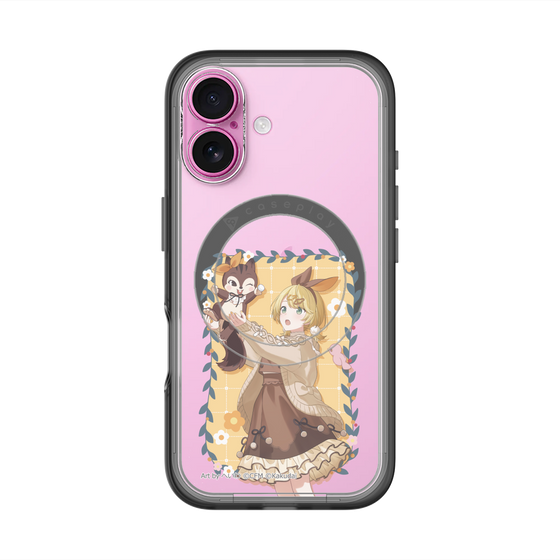 Slim Protection Premium Case with MagSafe［ Hatsune Miku × Kuppy Ramune – Kagamine Rin × Ram – Full-body Illustration 1 ］
