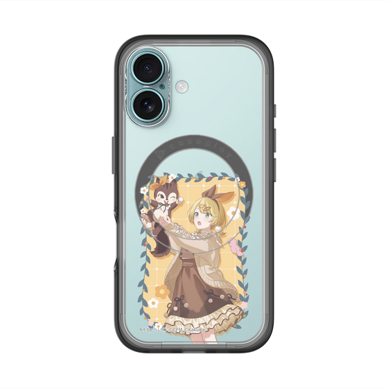 Slim Protection Premium Case with MagSafe［ Hatsune Miku × Kuppy Ramune – Kagamine Rin × Ram – Full-body Illustration 1 ］