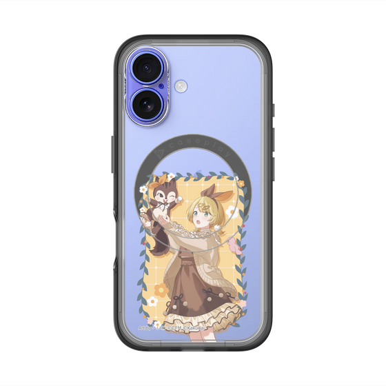 Slim Protection Premium Case with MagSafe［ Hatsune Miku × Kuppy Ramune – Kagamine Rin × Ram – Full-body Illustration 1 ］
