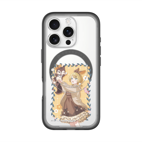 Slim Protection Premium Case with MagSafe［ Hatsune Miku × Kuppy Ramune – Kagamine Rin × Ram – Full-body Illustration 1 ］