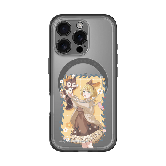 Slim Protection Premium Case with MagSafe［ Hatsune Miku × Kuppy Ramune – Kagamine Rin × Ram – Full-body Illustration 1 ］