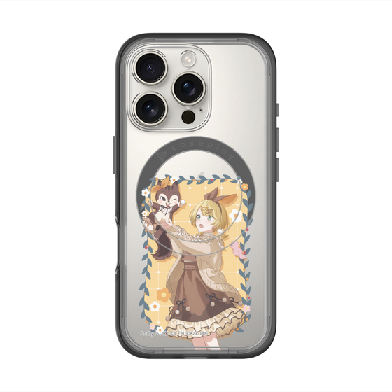 Slim Protection Premium Case with MagSafe［ Hatsune Miku × Kuppy Ramune – Kagamine Rin × Ram – Full-body Illustration 1 ］