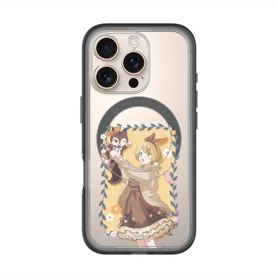 Slim Protection Premium Case with MagSafe［ Hatsune Miku × Kuppy Ramune – Kagamine Rin × Ram – Full-body Illustration 1 ］