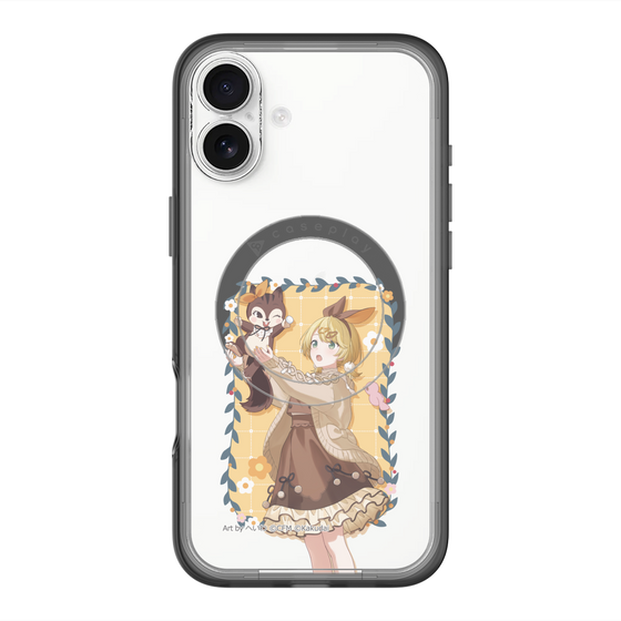 Slim Protection Premium Case with MagSafe［ Hatsune Miku × Kuppy Ramune – Kagamine Rin × Ram – Full-body Illustration 1 ］