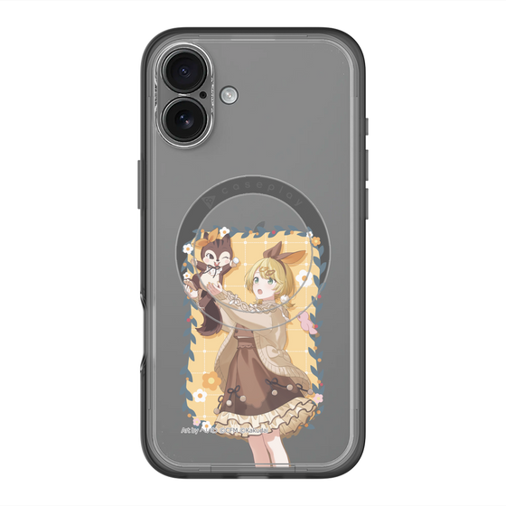 Slim Protection Premium Case with MagSafe［ Hatsune Miku × Kuppy Ramune – Kagamine Rin × Ram – Full-body Illustration 1 ］