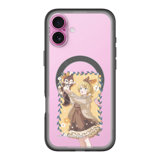 Slim Protection Premium Case with MagSafe［ Hatsune Miku × Kuppy Ramune – Kagamine Rin × Ram – Full-body Illustration 1 ］
